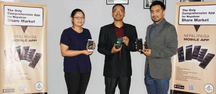 मोबाइलमा नै शेयर बजारको जानकारी दिने एप ‘नेपाली पैसा’ बजारमा