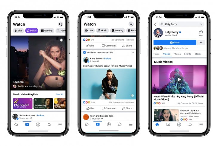 फेसबुकले आफ्नो प्लेटफर्ममा आधिकारिक म्यूजिक भिडियो थप गर्यो