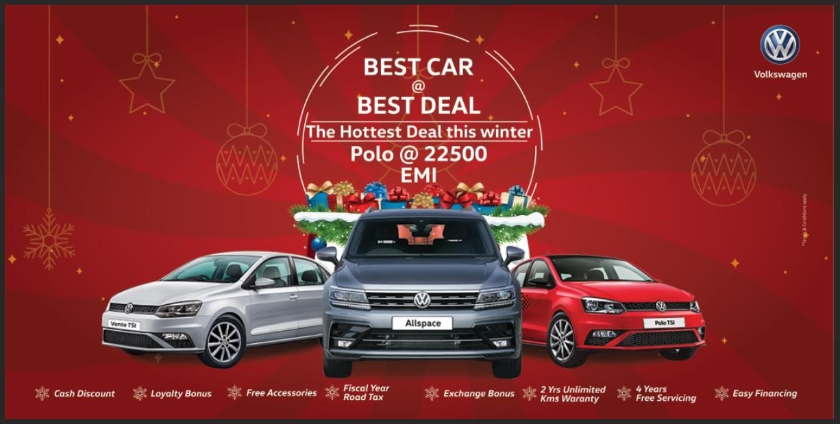 Volkswagen introduce “BEST CAR @BEST DEAL-The Hottest Deal This winter“ scheme