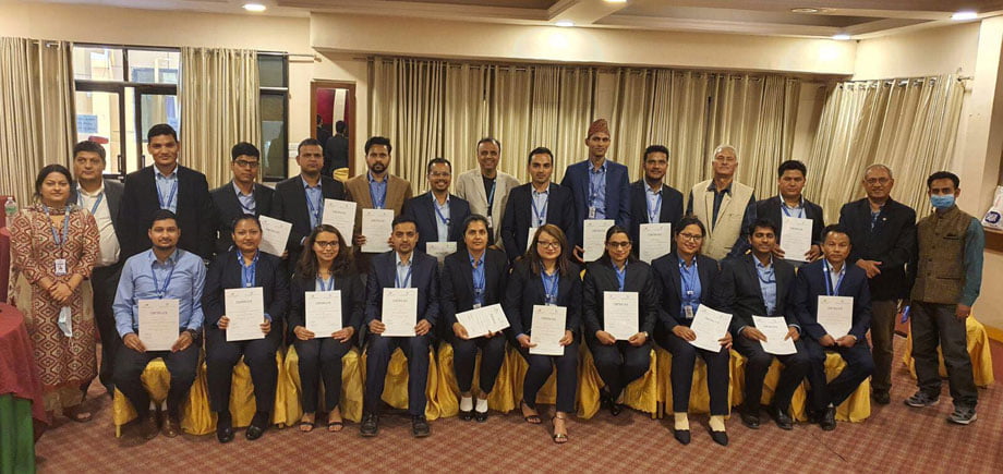 नेपाल दूरसञ्चार प्राधिकरणका नवनियुक्त कर्मचारीलाई सेवा प्रवेश तालिम