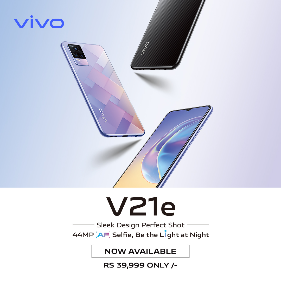 VIVO LAUNCHES V21e WITH SUPERIOR FRONT CAMERA FEATURES