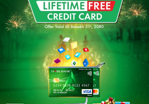 Nabil launched lifetime free credit card for the first time