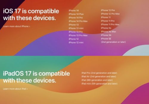 एप्पलको आईफोन एक्स र पुराना आईफोनहरूले आईओएस १७ प्राप्त नगर्ने