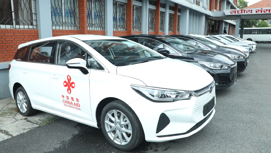 China gifts Electric Vehicles to Federal Parliament