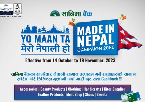 Sanima Bank launches the “Made In Nepal” Festive Campaign