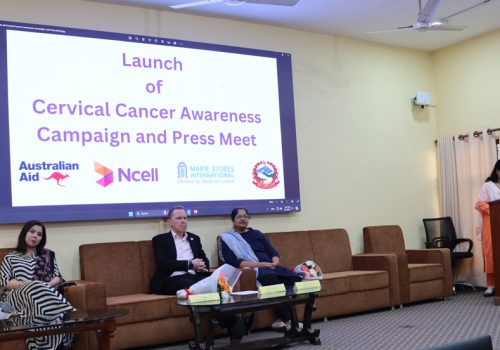 Ncell, Marie Stopes and Australian Government’s DFAT jointly launch an awareness campaign on cervical cancer